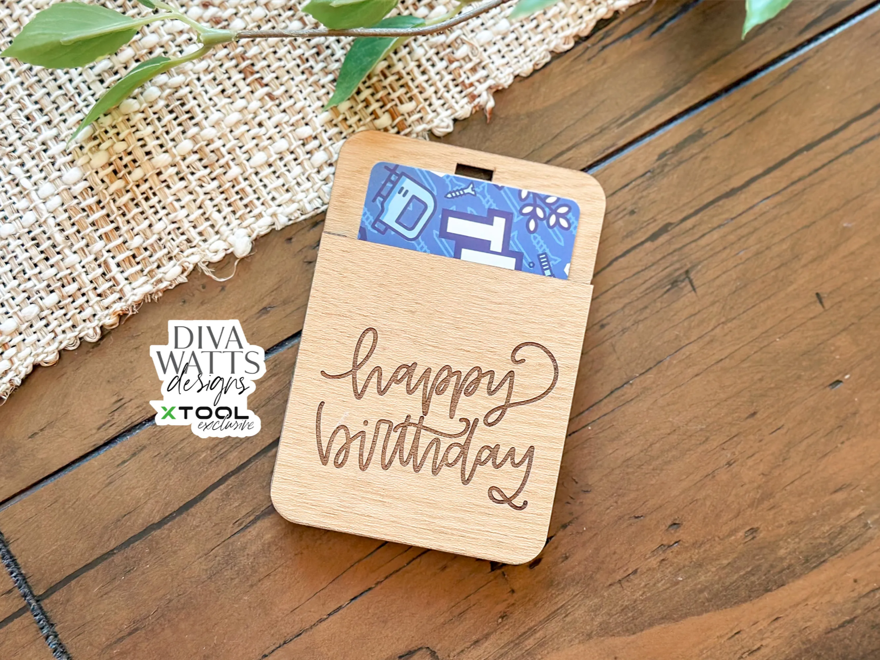 Happy Birthday Gift Card Holder birthday card design