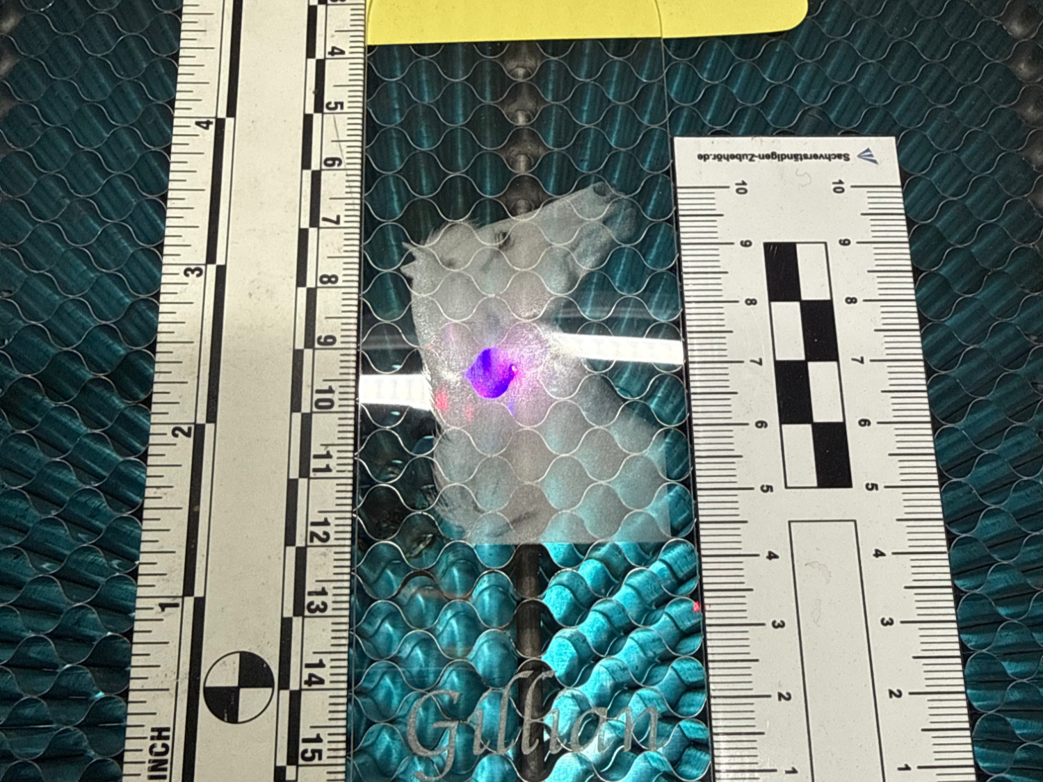Clear Acrylic Bookmark Photo and name F2 Ultra UV