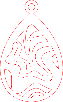 Flowing Textures Collection-Earrings.xcs