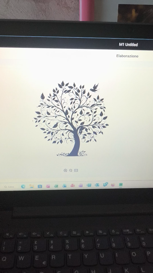 [Laser cut and engrave] Targa in legno con albero genealogico della famiglia Cianfanelli