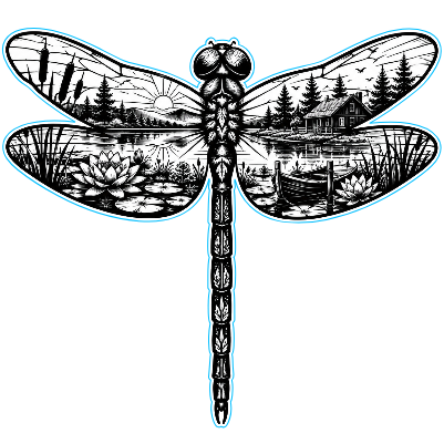 Dragonfly Scenic Cut and Engrave.xcs