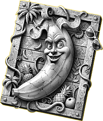 Banana 3D illusion.xcs