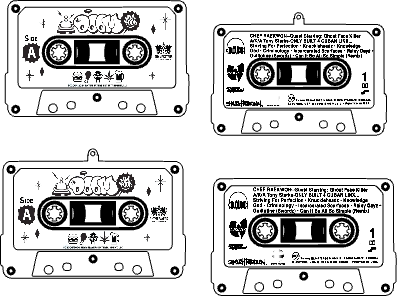 Hip Hop Cassette Ornaments.xcs