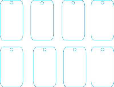 Rectangle Key Chains.xcs