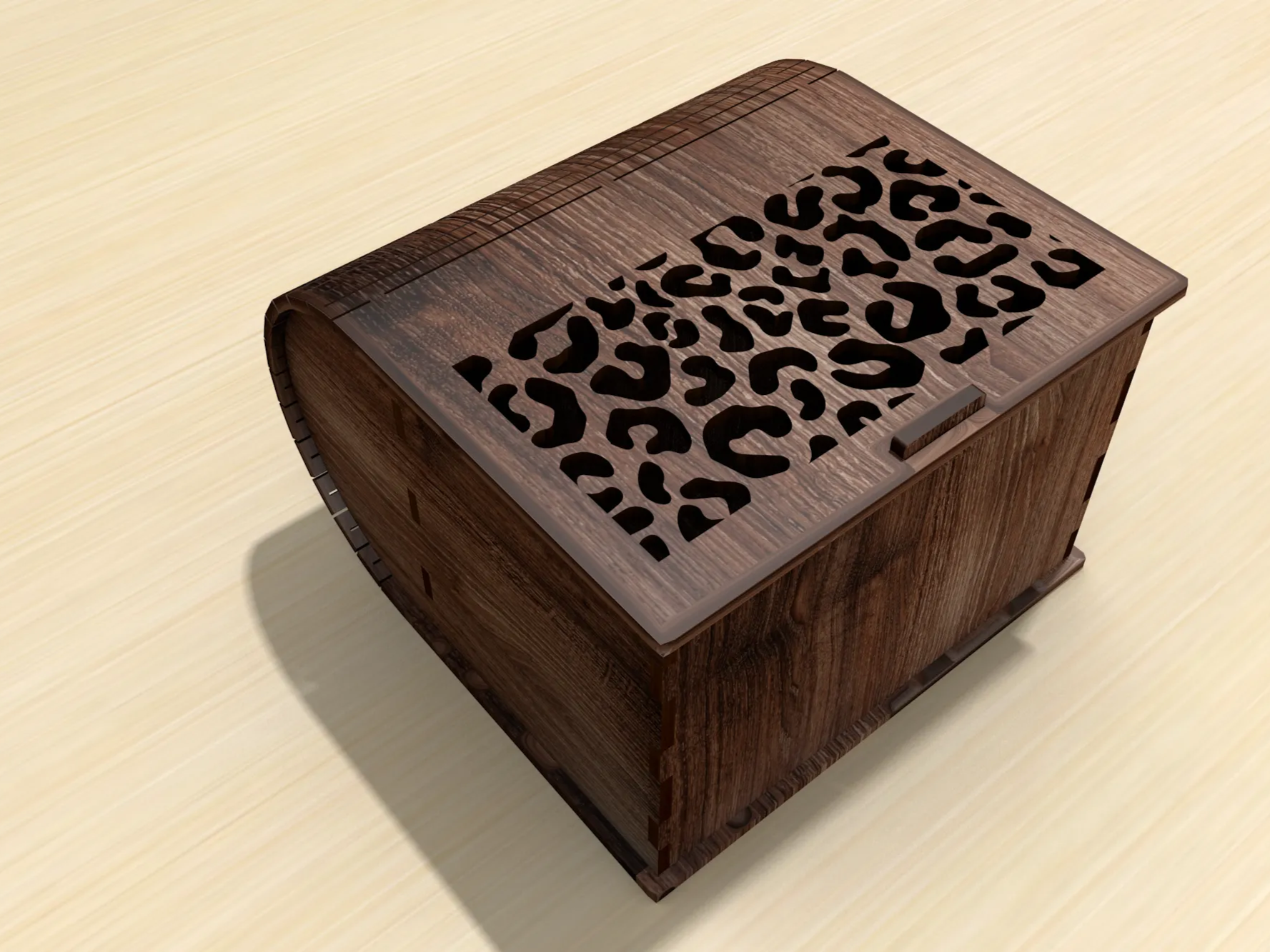 Wooden Box (130 x 130 x 80mm) gift for her design