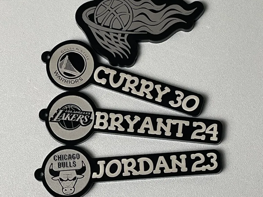 NBA star keychains sports keychain design