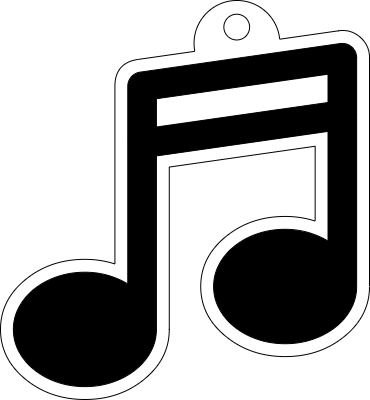 Porte clés Musique.xcs