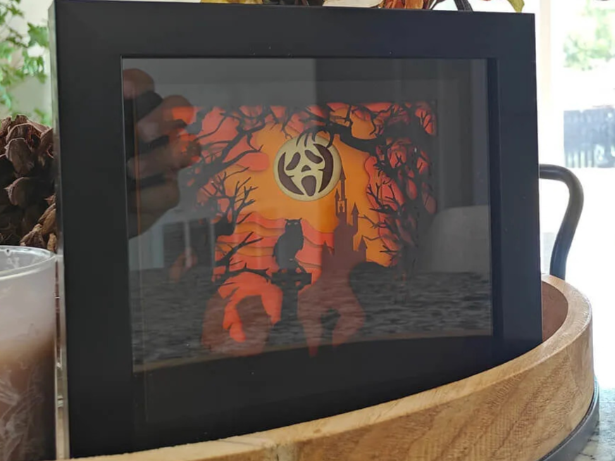 Halloween Shadow Box shadow box design