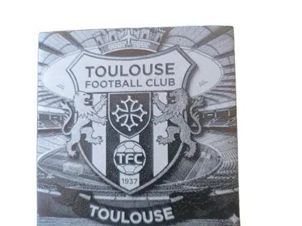 logo du Toulouse football club sur ardoise sports logo design