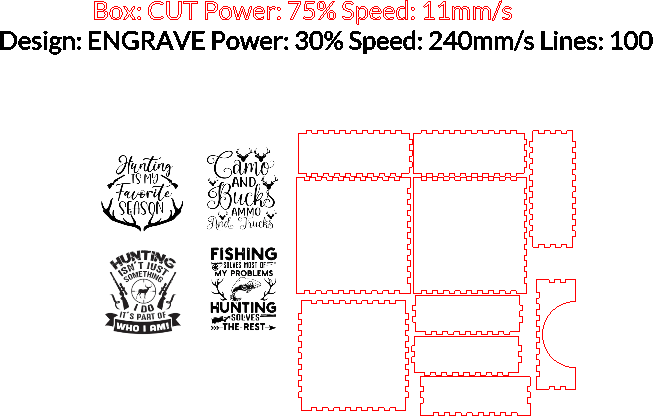 HuntingThemedSlateCoasterSet.xcs