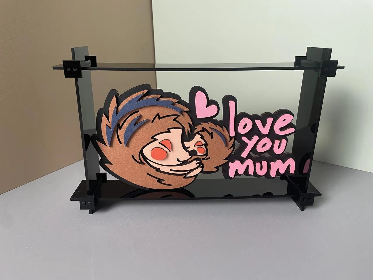 Hedgehog Bedside Lamp laser-cut night lamp idea