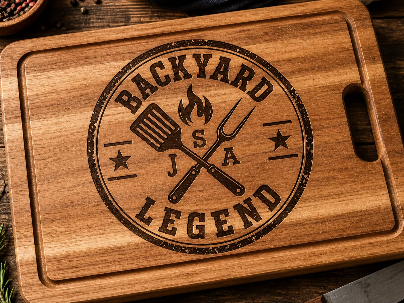Backyard Legend Outdoor Design cutting board design