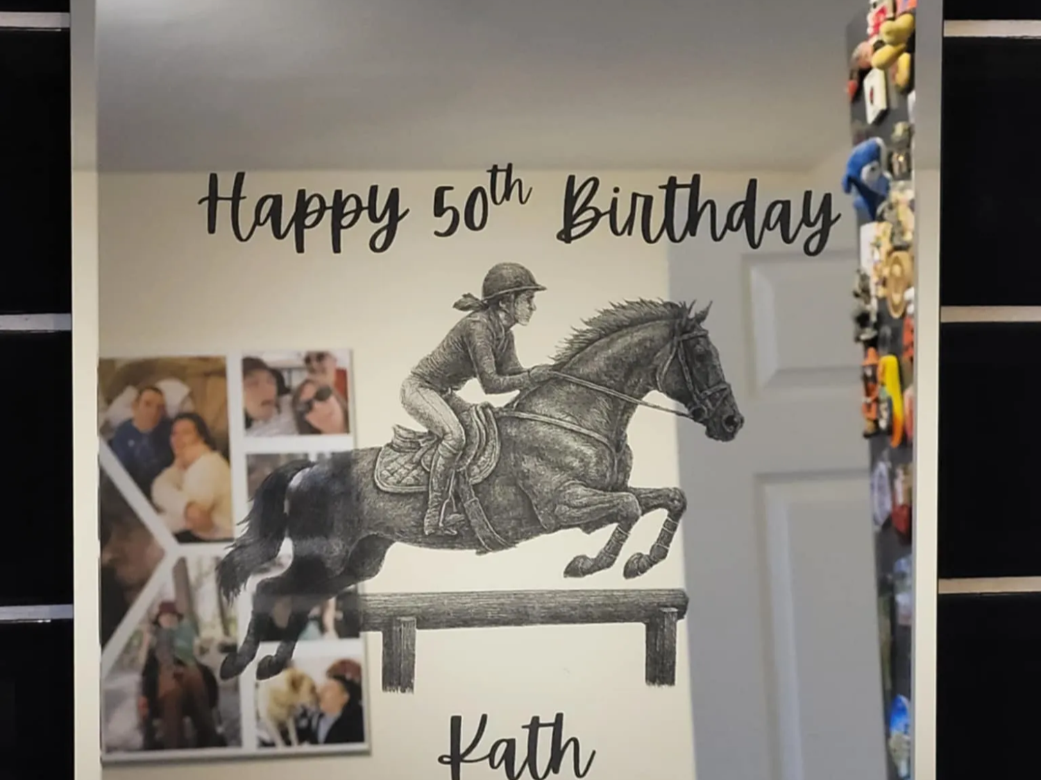 Engraved Mirror birthday gift design