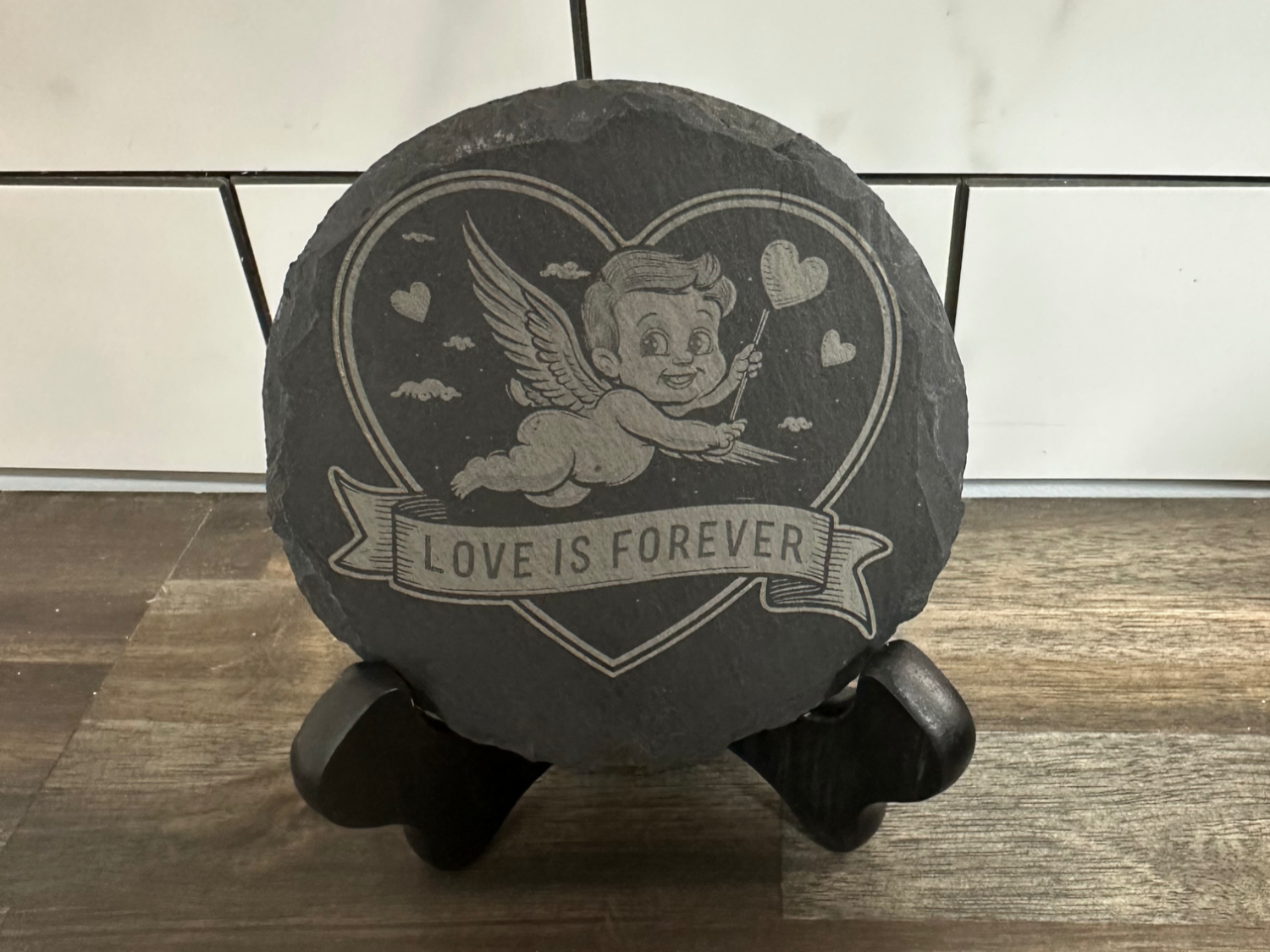 Cupid Love Is Forever Coaster valentines day gift design