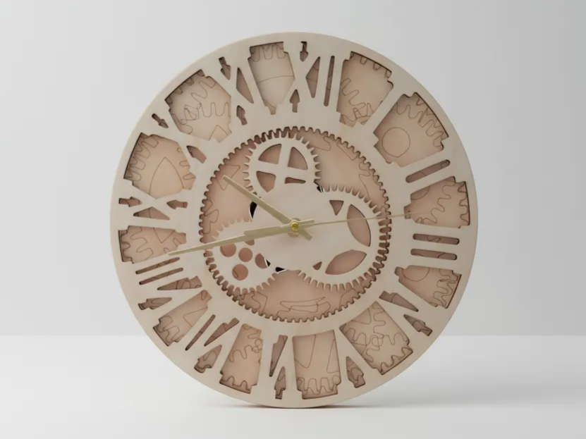 Roman Numeral Mechanical Wall Clock wall clock design