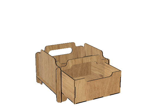 [Laser cut and engrave] Stackable Box System