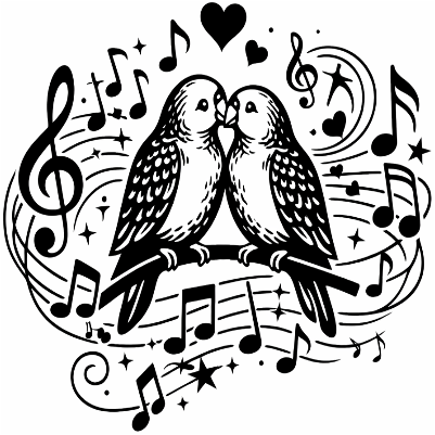 Love Birds Music Notes.xcs