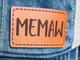 "Grandma" Text Patch gift design
