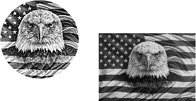 Coaster_American Eagle and Flag.xcs