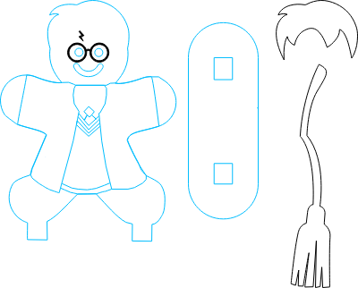 Gingerbreadman on stand (Harry Potter).xcs