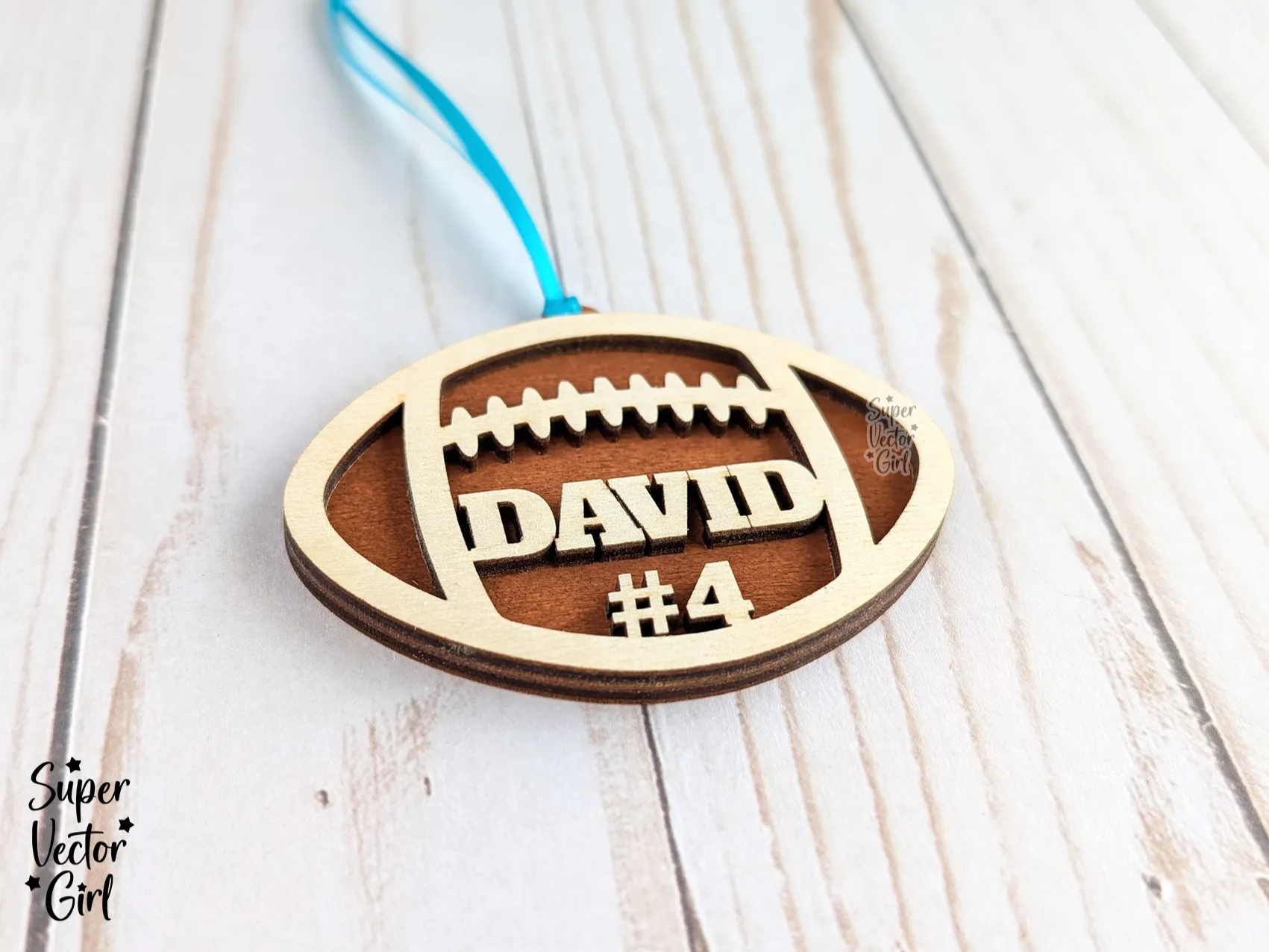 Badge nome sportivo personalizzato a tema calcio