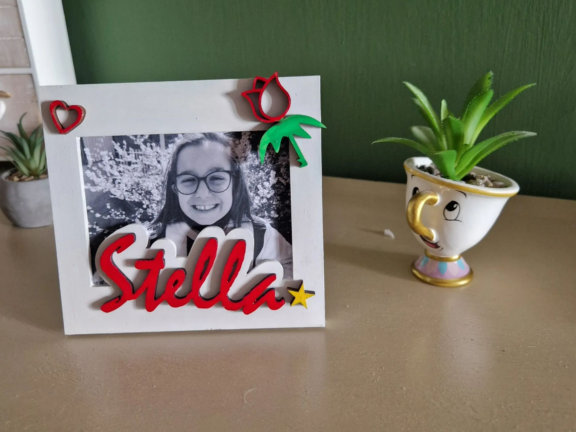 Cornice con nome personalizzato idée de cadeau d'anniversaire pour sa femme