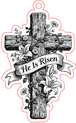 DbyPH He Is Risen Keyring.xcs