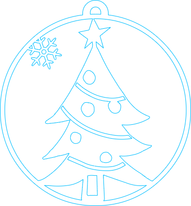 Weihnachtsbaum Anhänger 3mm.xcs