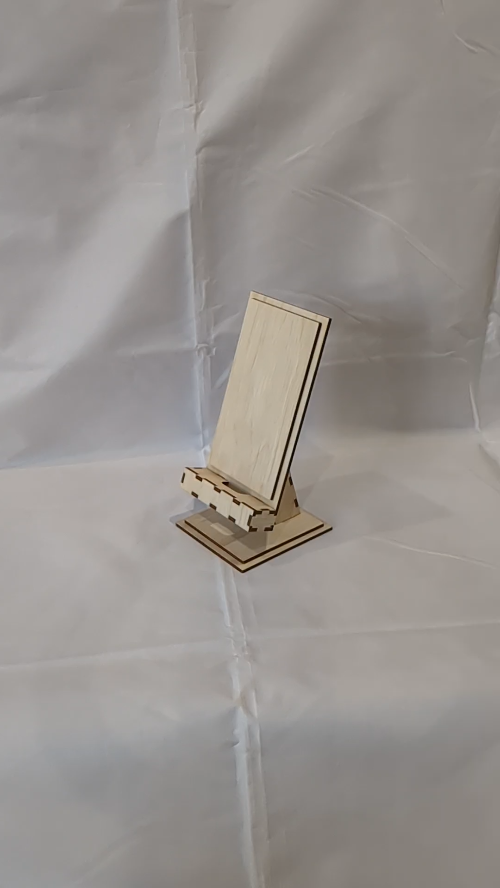 [Laser cut and engrave] Gift holder phone, laser cut pattern, stand iPhone model. Desk organizer design, cutting template, laser craft. Greeting handmade decor, birthday gift