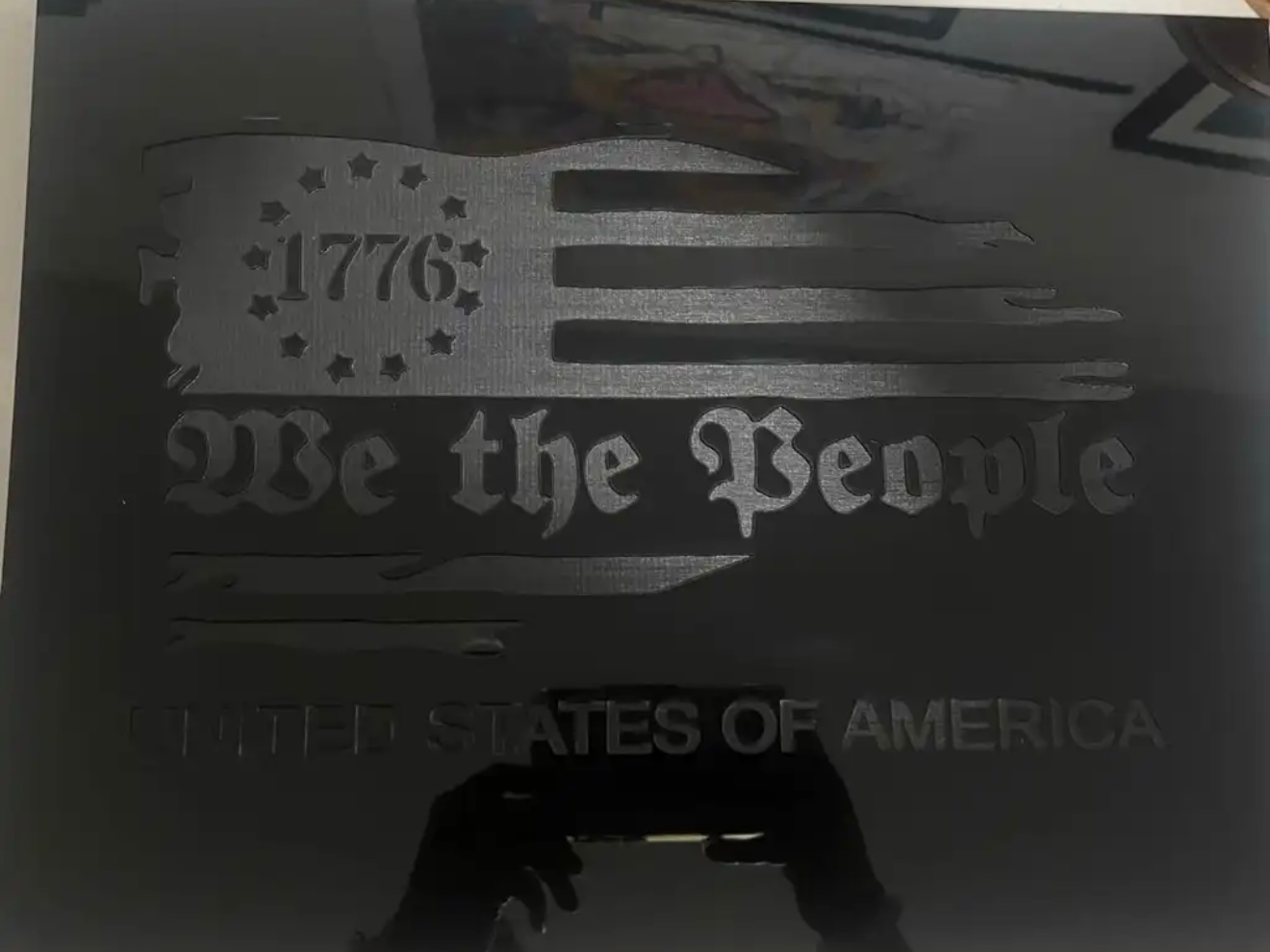 american flag — free American flag wall art project file on Atomm