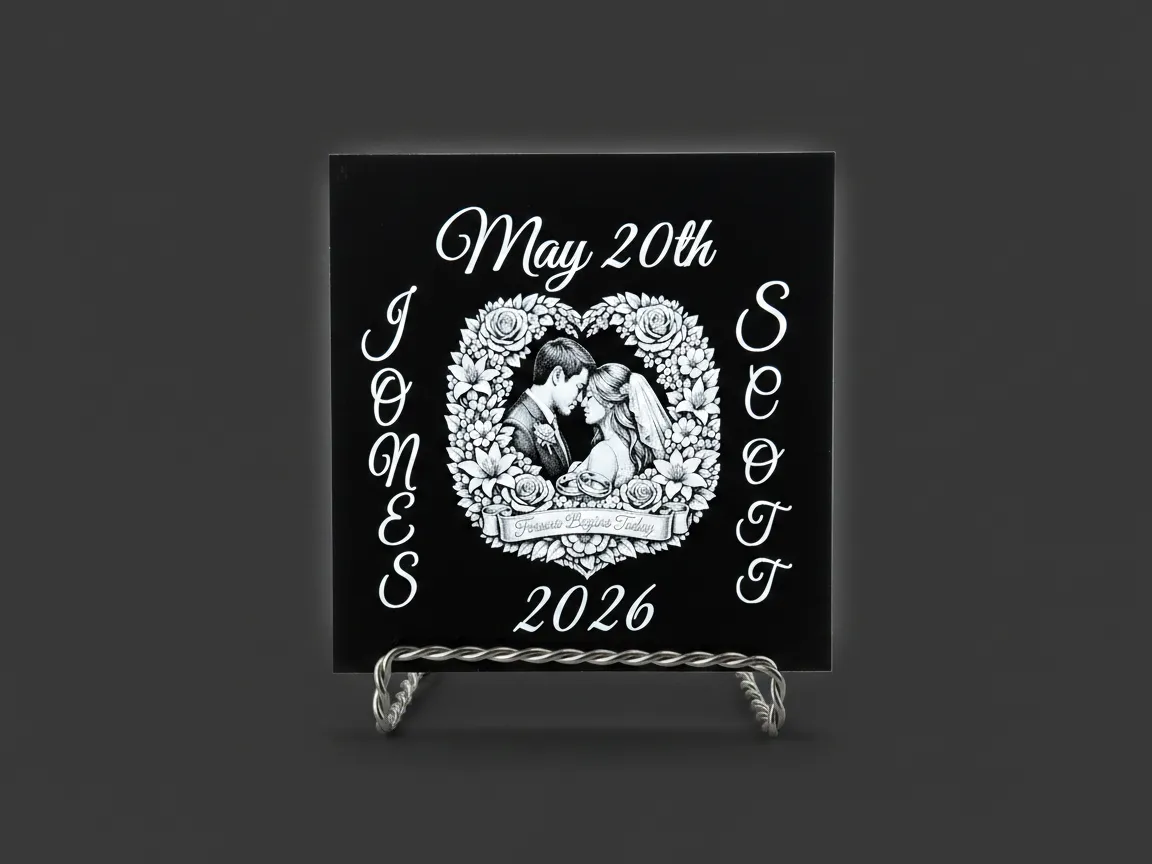 “Engraved Wedding Table Display – Custom & Timeless” | Free Files - Atomm