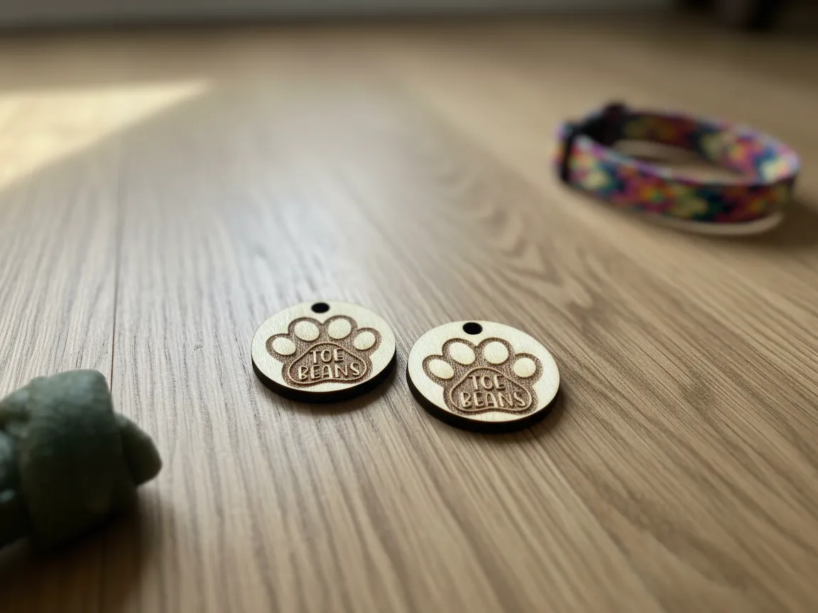 Paw Print Toe Beans Earring laser cut cat jewelry idea