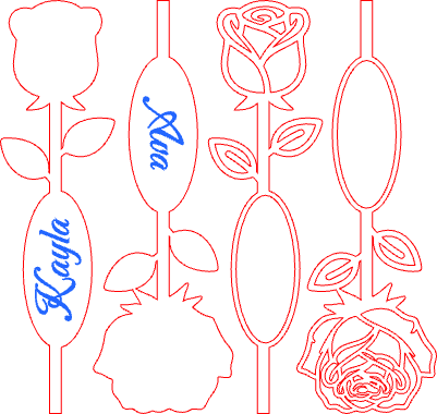 valentine name flowers.xcs