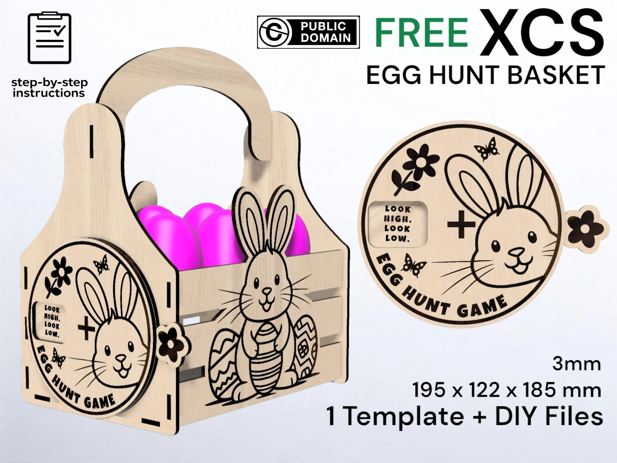 Easter Egghunt Basket easter gift design