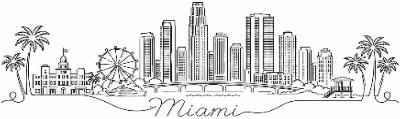 Miami One Line Art.xcs