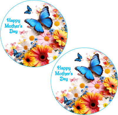Happy Mothers day plaques - Round.xcs