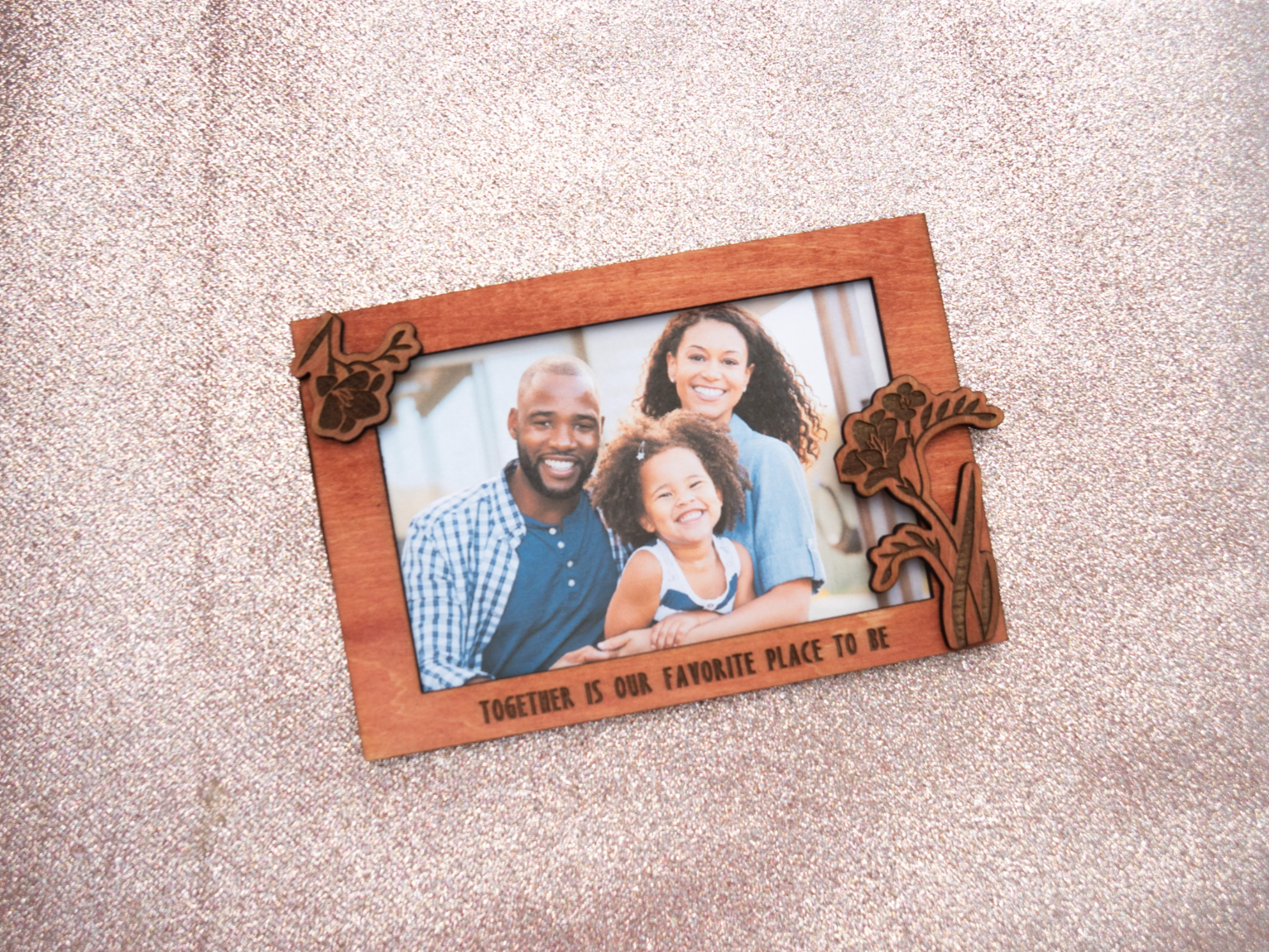Wooden 4"x6" Fridge Image Magnet Frame photo frame design