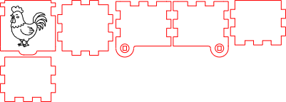 Wooden hinged box - 4mm.xcs