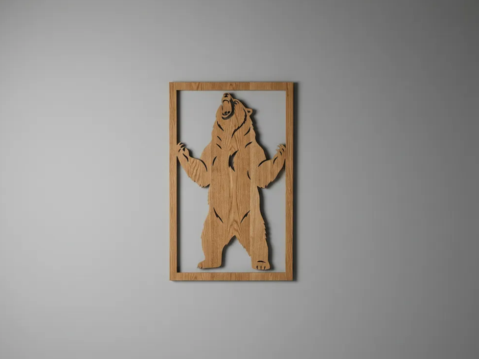 Geometric cutout wall panel