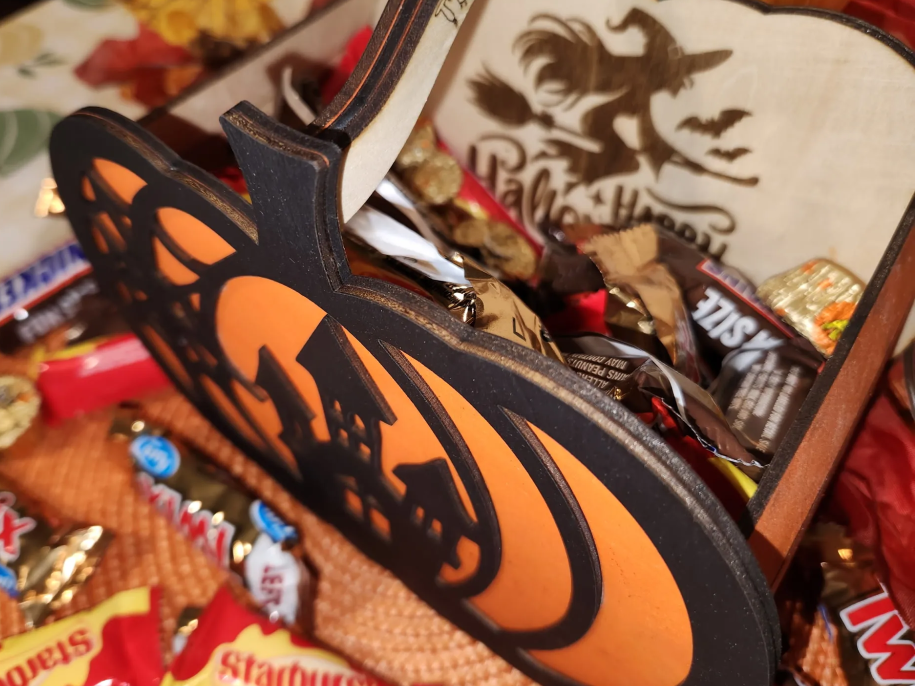 萬聖節糖果碟 萬聖節禮籃創意