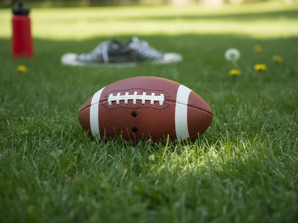 Custom football keychain design