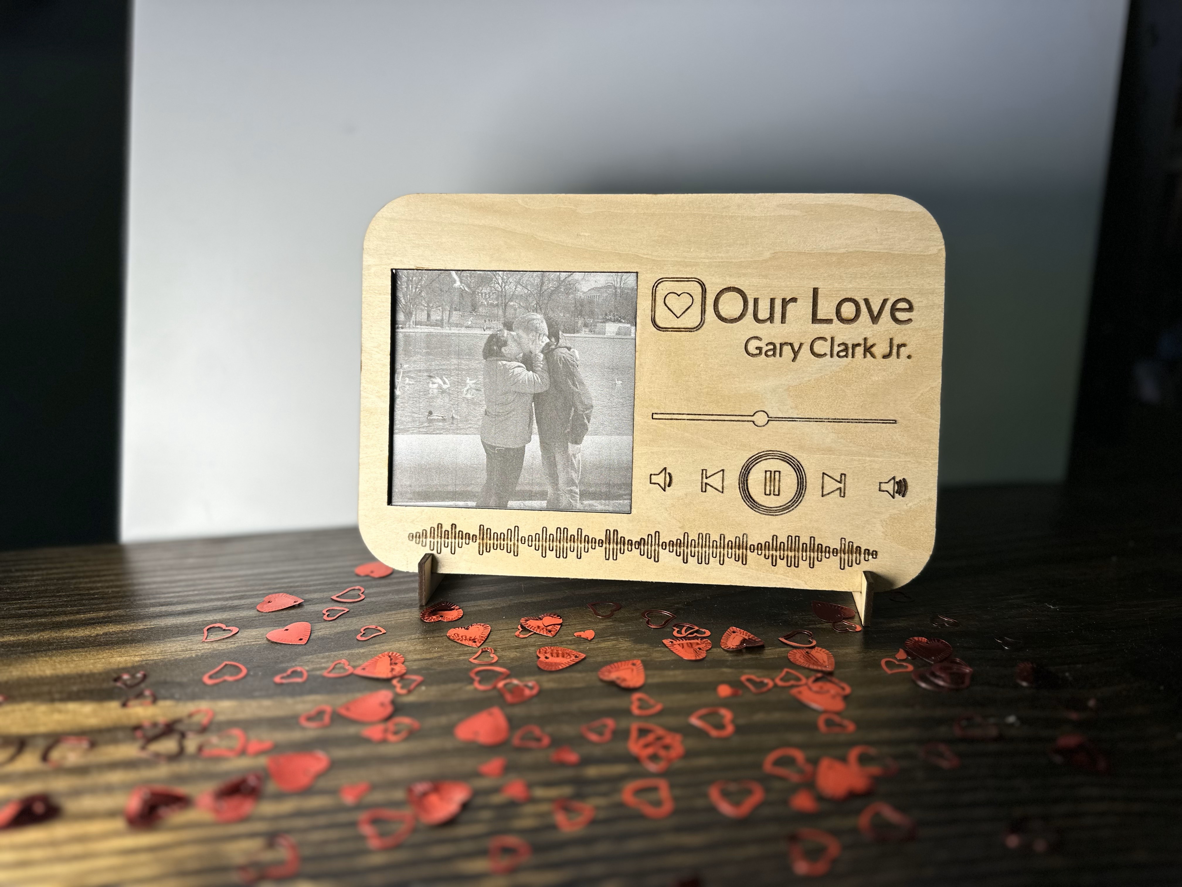 Song Detail Photo Frame anniversary gift for him idea