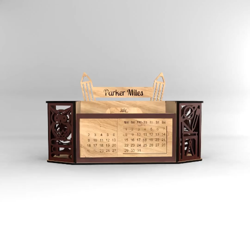 [Laser cut and engrave] Stylish Personalized Pencil Holder