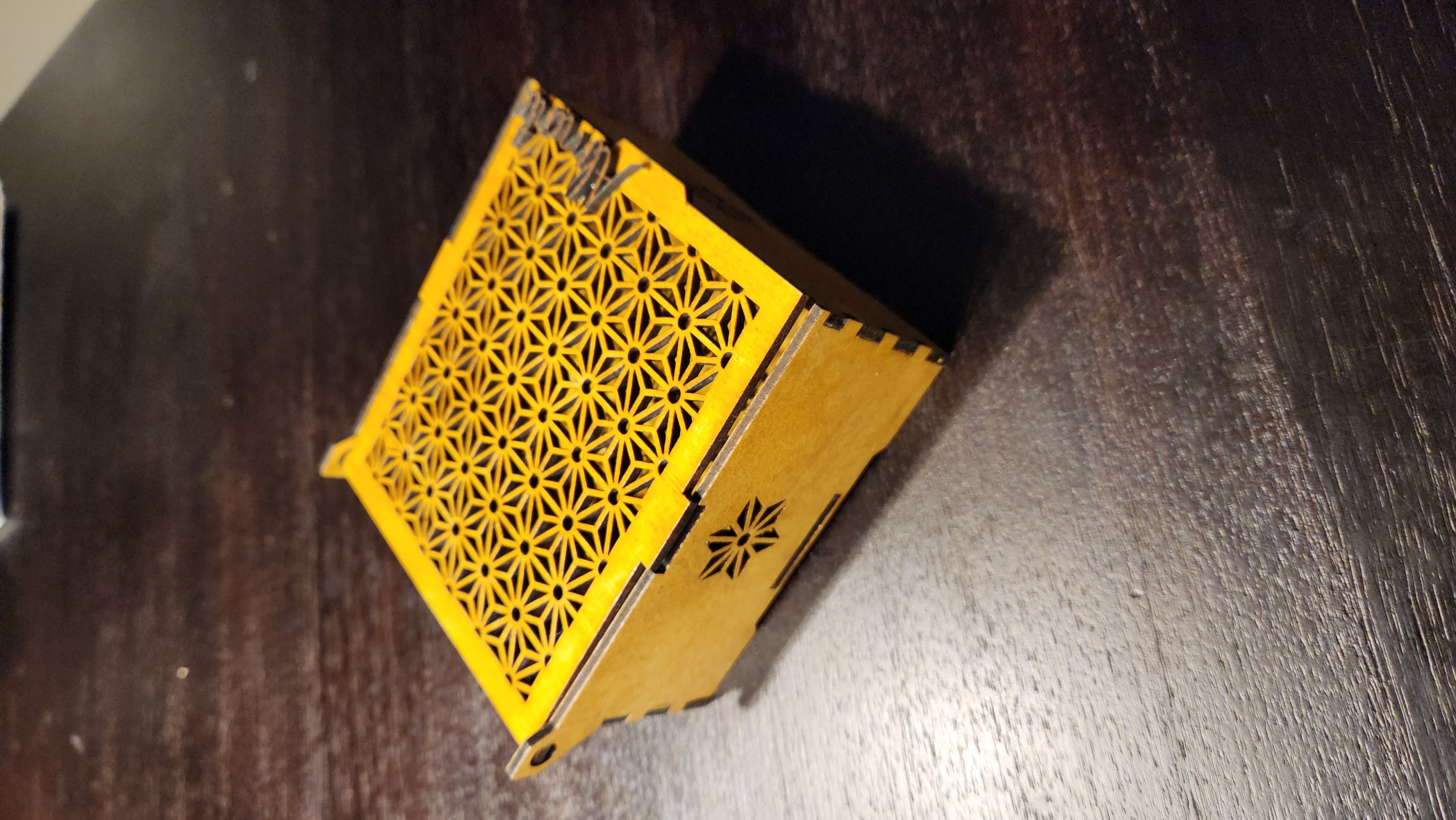 Decorative Box with Engraved Psalm 23 Verse wooden box idea