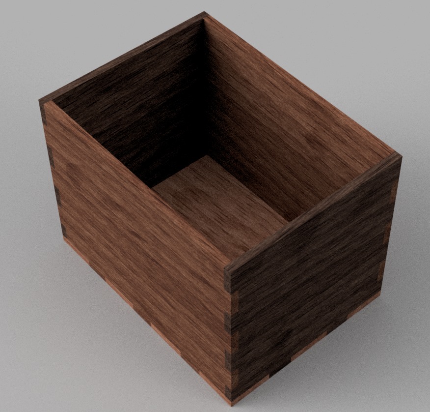 Laser-Cut Box for Card Storage wooden box idea