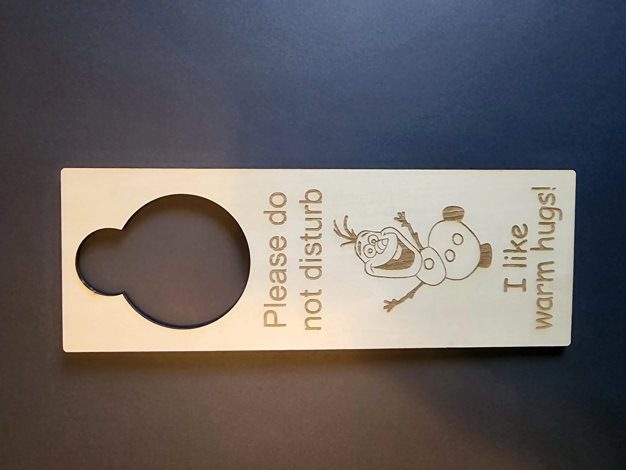 Ein Magischer Schneemann Türhänger Weihnachts Türdekoration Idee