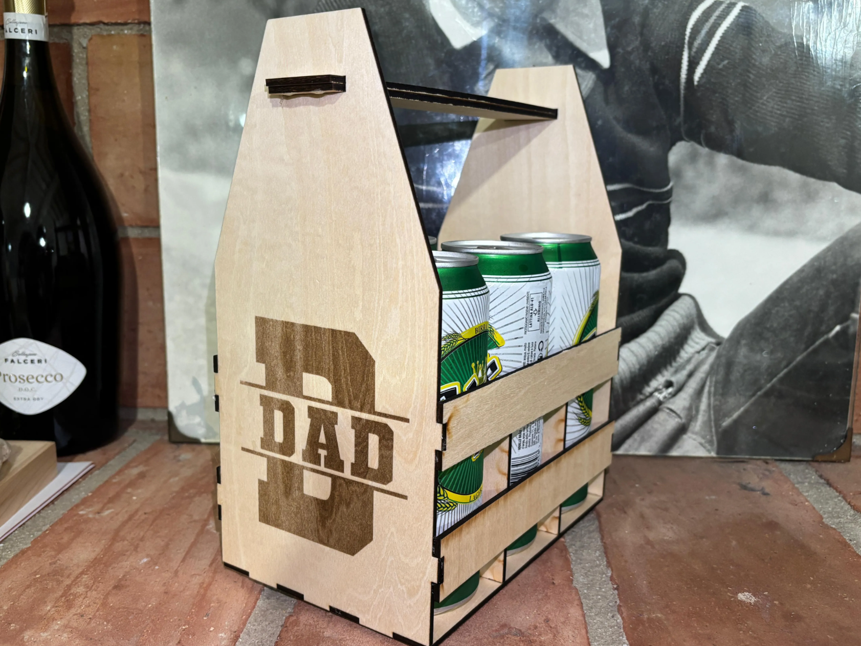 Beer Holder for Father's Day father's day gift design