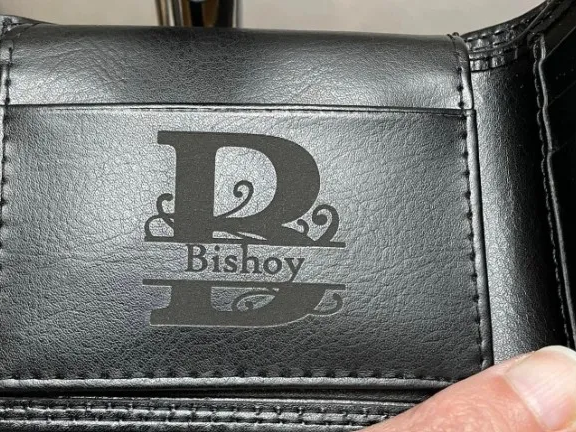 Personalized Genuine Leather Wallets personalized gift for him idea