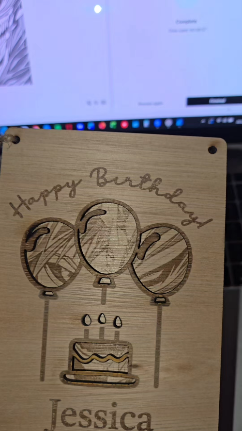 [Laser cut and engrave] Ichigo FanArt Engraved On Wood Image