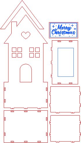 Wooden decorative Christmas boxes 1.xcs